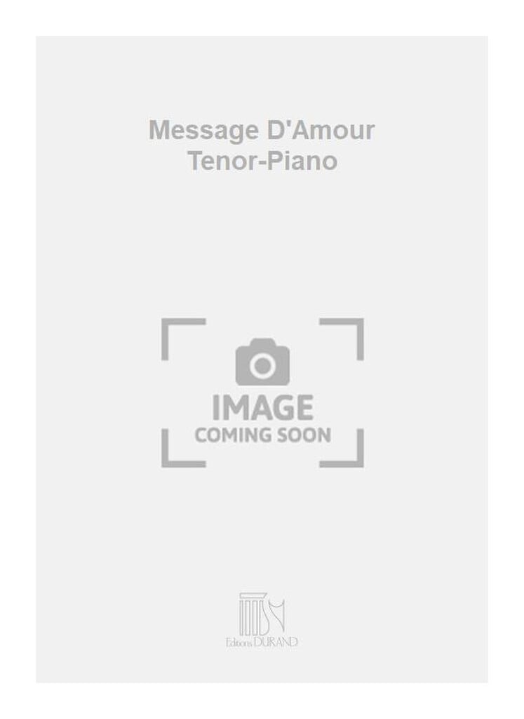 Message D'Amour Tenor-Piano